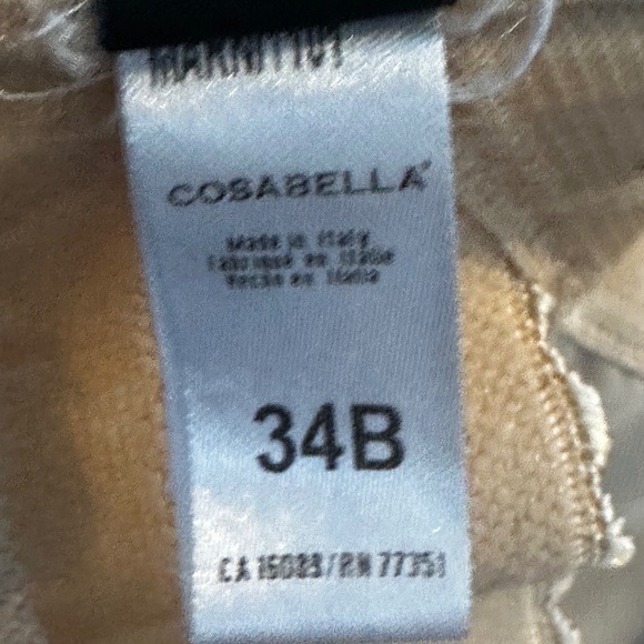 2 Cosabella Bustier Bra Bundle: :) 34B in Beige and Black - Picture 6 of 9
